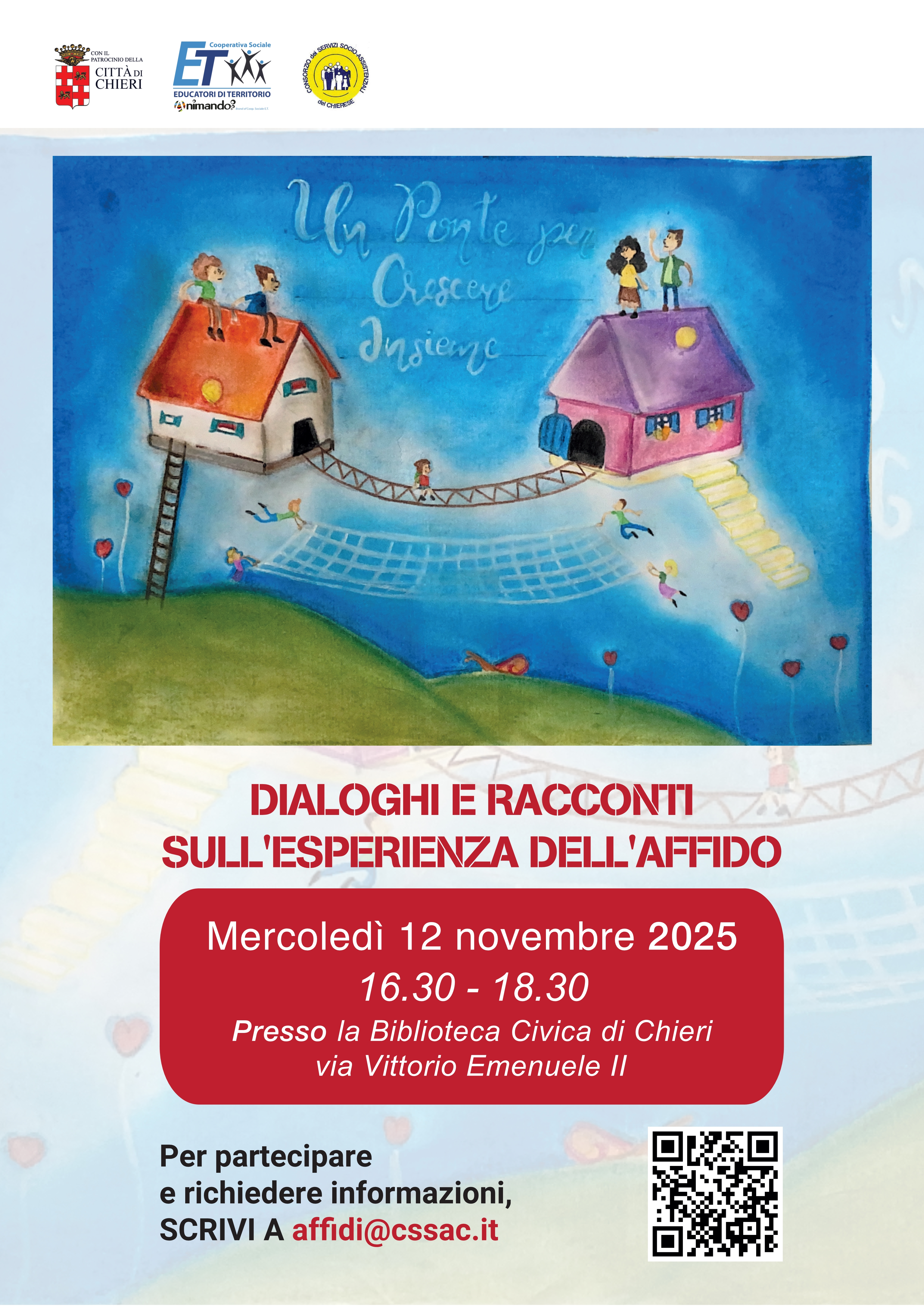 Evento informativo -Dialoghi e racconti sull’esperienza dell’affido-